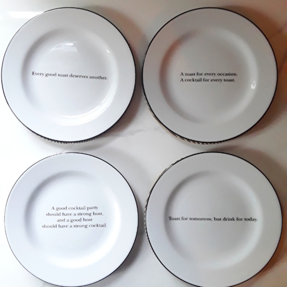 PotteryBarn Cocktail Plates